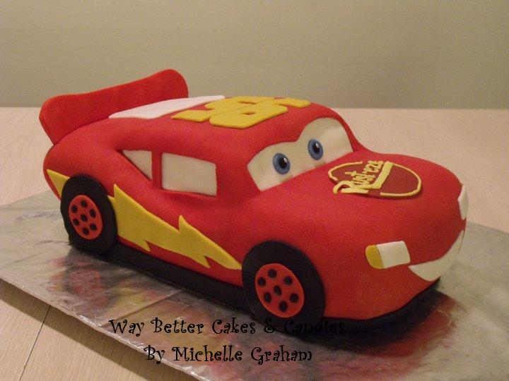 This was my son's 3rd birthday cake which my husband actually helped do some